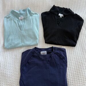 3 Pack Goodfellow & Co Polos/T-Shirts Size 2 Small & 1 Medium
